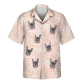 Custom Face &amp; Logo Blush Tropics Hawaiian Shirt | Unique Summer Beach Gift for Men
