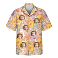 Custom Face &amp; Logo Hibiscus Summer Hawaiian Shirt | Custom Gift for Beach Vacation &amp; Cruises