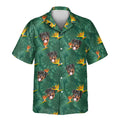 Custom Face &amp; Logo Monstera &amp; Paradise Hawaiian Shirt | Custom Gift for Beach Vacation &amp; Cruises