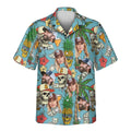 Custom Face &amp; Logo Rich Skull Paradise Hawaiian Shirt | Great for Themed Parties &amp; Group Events
