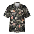 Custom Face &amp; Logo Running Wildlife Animal Hawaiian Shirt | Unique Gift for Wildlife Lovers