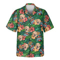 Custom Face &amp; Logo Tiki Paradise Warrior Hawaiian Shirt | Great for Themed Parties &amp; Group Events