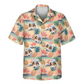 Custom Face &amp; Logo Tropical Bloom Hawaiian Shirt | Custom Gift for Beach Vacation &amp; Cruises