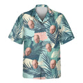 Custom Face &amp; Logo Tropical Color Pop Hawaiian Shirt | Unique Summer Beach Gift for Men
