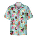 Custom Face &amp; Logo Tropical Toucan &amp; Macaw Paradise Hawaiian Shirt | Unique Gift for Wildlife Lovers