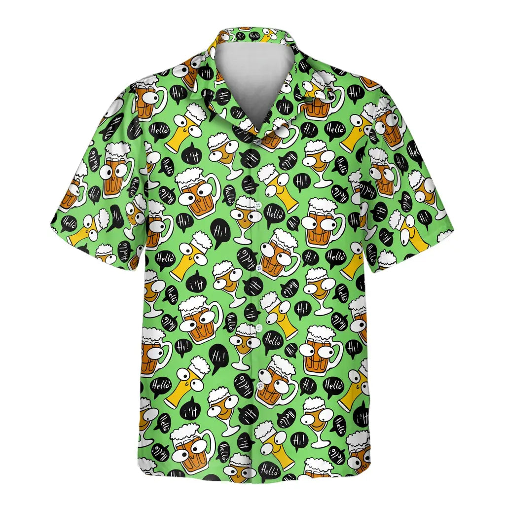 Custom Face &amp; Logo Brew Buddies Hawaiian Shirt | Great Gift for Party Lovers &amp; Celebration