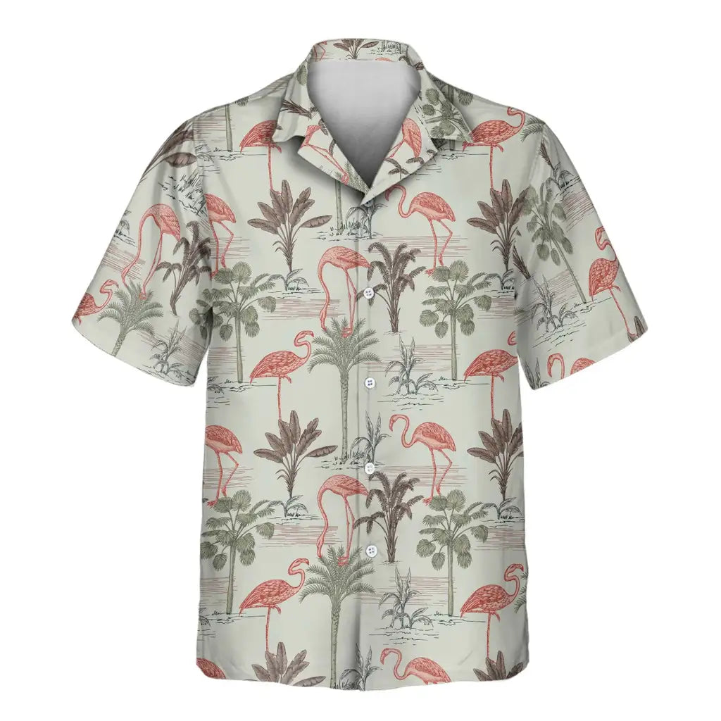 Custom Face &amp; Logo Exotic Jungle Hawaiian Shirt | Unique Gift for Wildlife Lovers