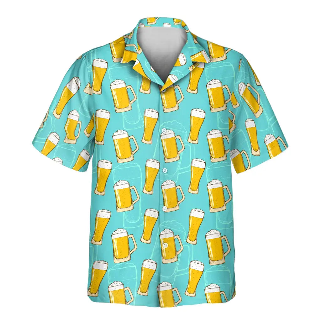 Custom Face &amp; Logo Funky Brew Paradise Hawaiian Shirt | Great Gift for Party Lovers &amp; Celebration