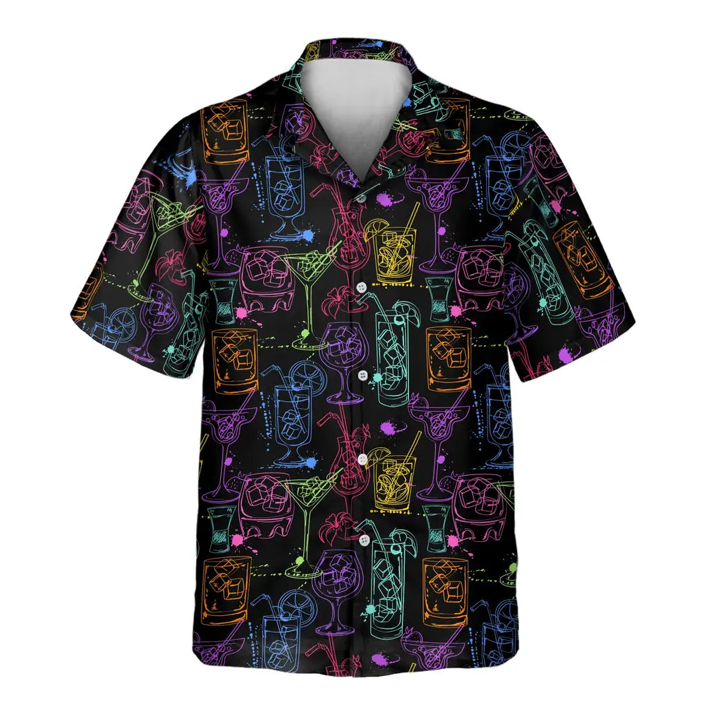 Custom Face &amp; Logo Sip &amp; Sway Hawaiian Shirt | Unique Summer Beach Gift for Men