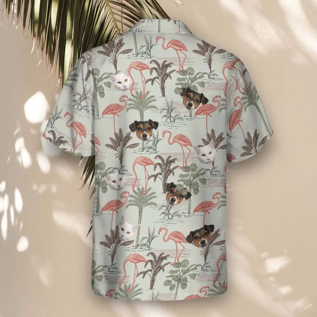 Custom Face &amp; Logo Exotic Jungle Hawaiian Shirt | Unique Gift for Wildlife Lovers