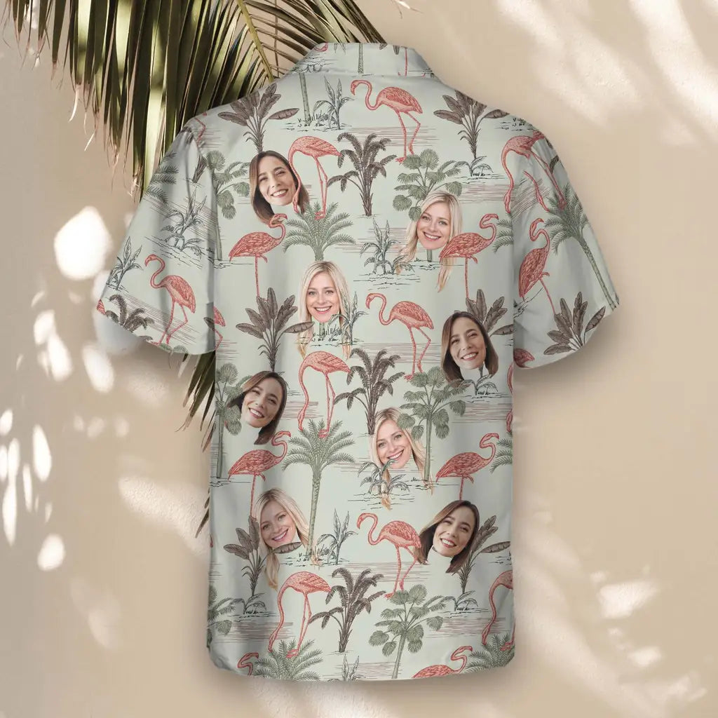 Custom Face &amp; Logo Exotic Jungle Hawaiian Shirt | Unique Gift for Wildlife Lovers