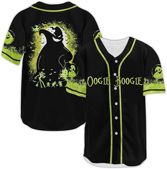 Oogie Boogie Baseball Jersey - Nightmare Before Christmas Shirt