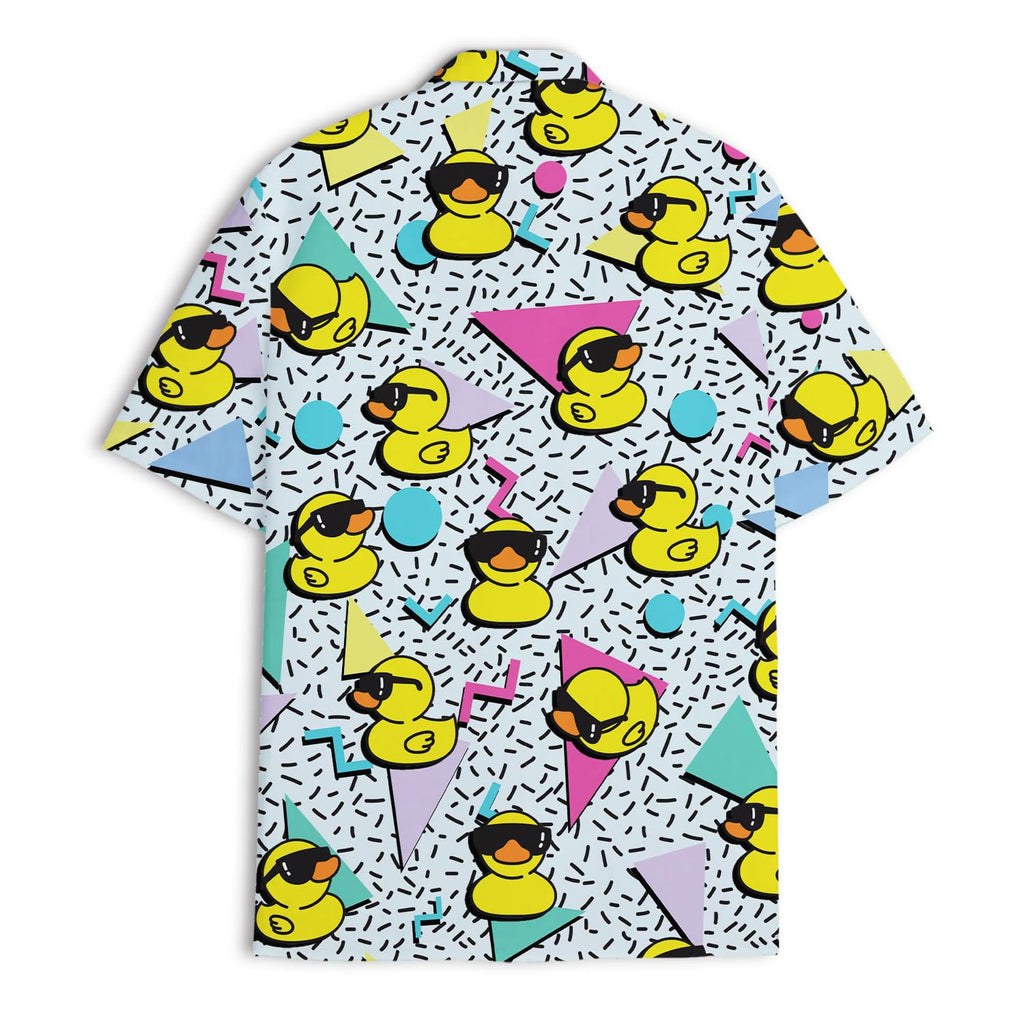 Retro Rubber Duck Hawaiian Shirt - 80s Summer Vibes