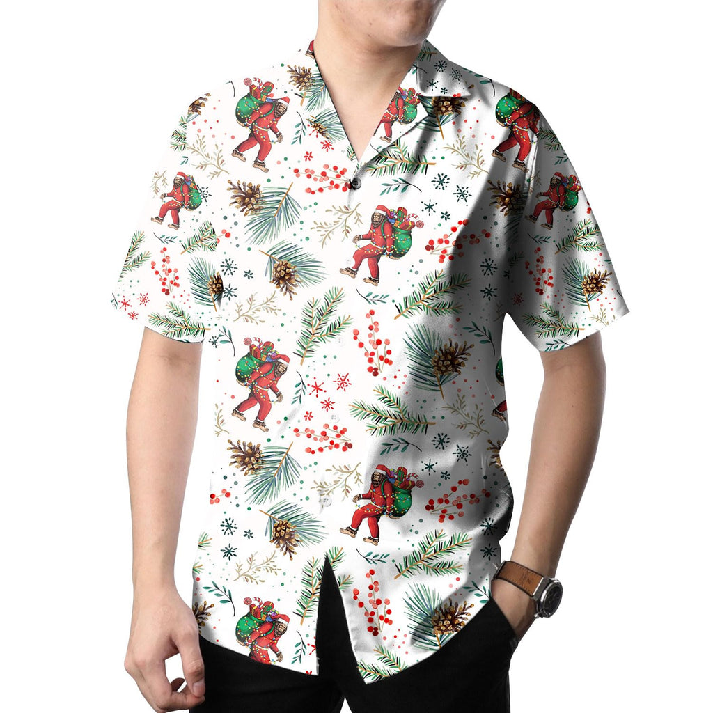 Santa Hawaiian Shirt - Funny Christmas Aloha Shirt for Men