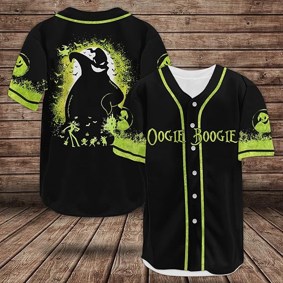 Oogie Boogie Baseball Jersey - Nightmare Before Christmas Shirt