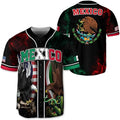 Mexico USA Eagle Baseball Jersey - Dual Pride Flag Sports Shirt