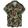Cool Bigfoot Hawaiian Shirt - Funny Sasquatch Aloha Shirt with Sunglasses