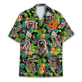 Funny Raccoon Man In Hawaiian Shirt, Button Down Shirt Men