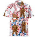 Gorilla Golf Hawaiian Shirt - Funny Big Ape Tropical Summer Shirt