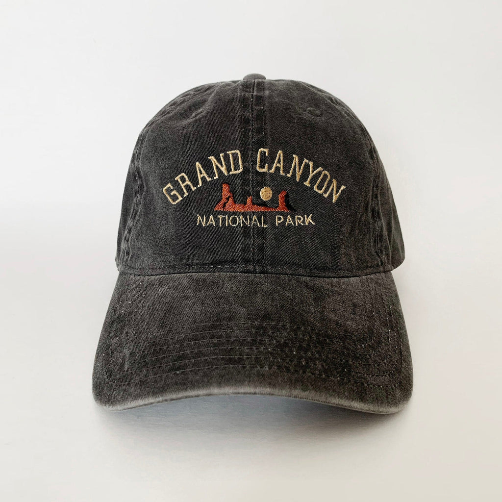 Grand Canyon Embroidered Hat - Washed Blue National Park Cap
