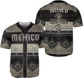 Mexico Thunderbird Baseball Jersey - Tribal Aztec Pattern Shirt
