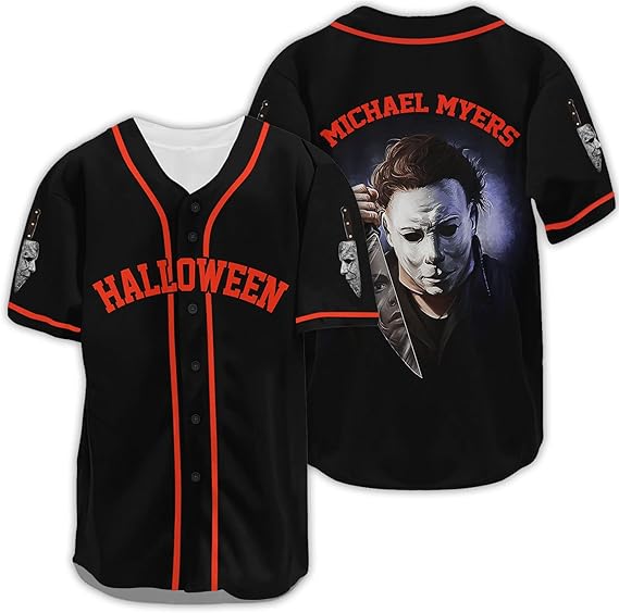 Michael Myers Halloween Baseball Jersey - Horror Movie Shirt