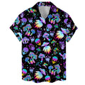 Psychedelic Alien Mushroom Hawaiian Shirt - Trippy Spacecore Style