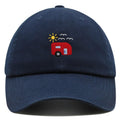 RV Camper Hat - Embroidered Red Trailer Dad Cap for Camping Lovers